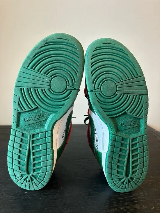 Off-White x Nike Dunk Low 'Pine Green' Size 11 - Picture 12 of 12